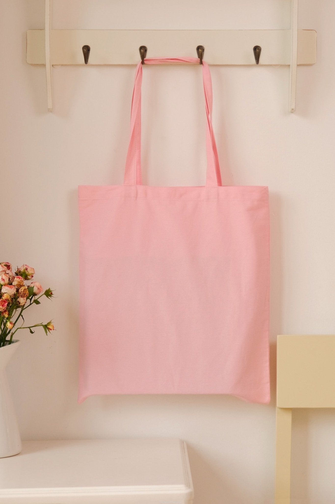 Custom Pet Portrait Mantra Tote Bag