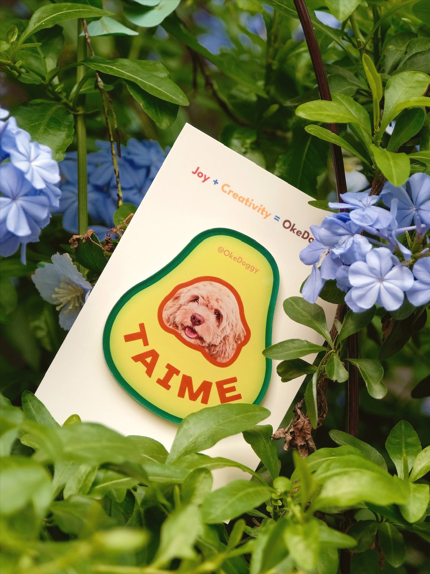 Custom Pet Portrait Fridge Magnet