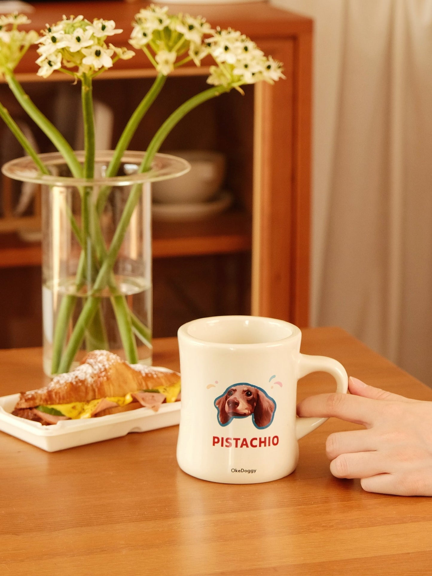 Birthday-Themed Custom Pet Potrait Mug