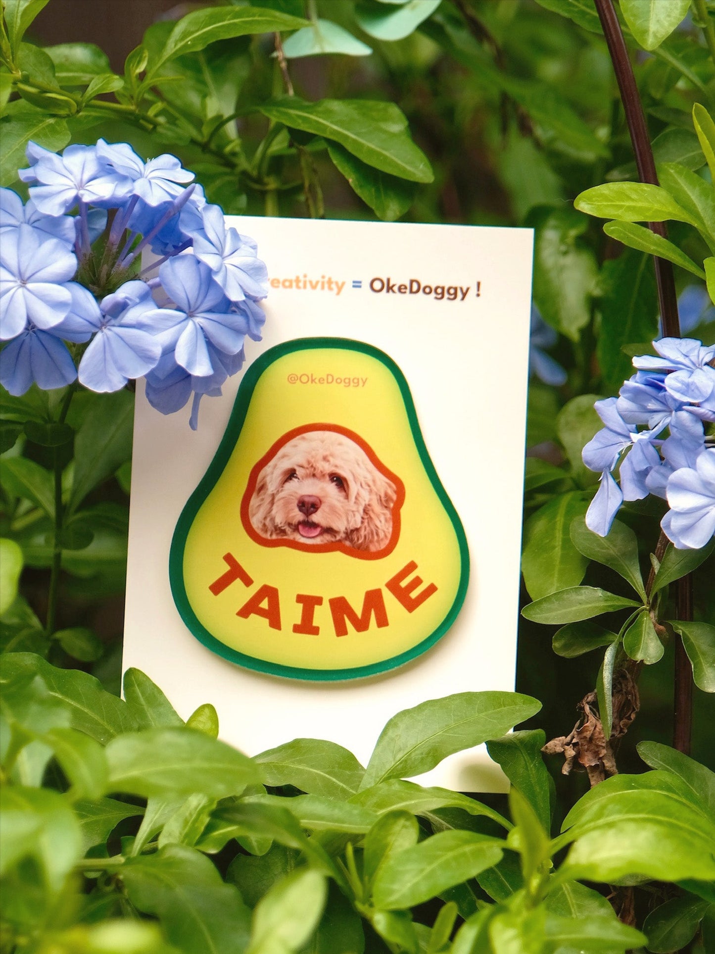 Custom Pet Portrait Fridge Magnet
