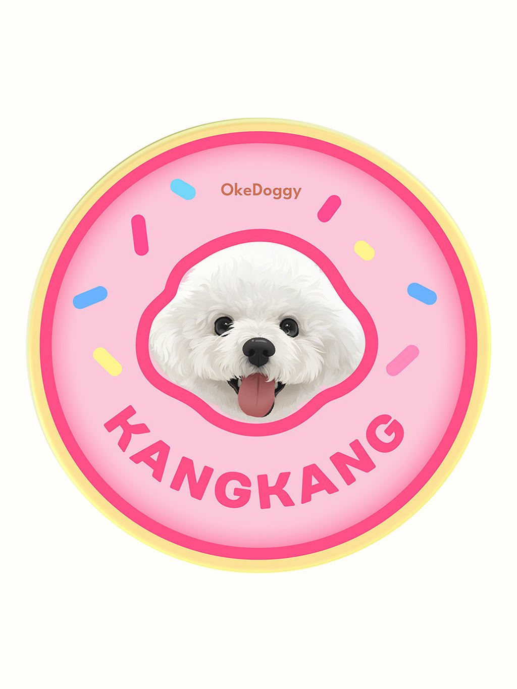 Custom Pet Portrait Fridge Magnet