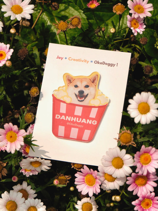 Custom Pet Portrait Fridge Magnet