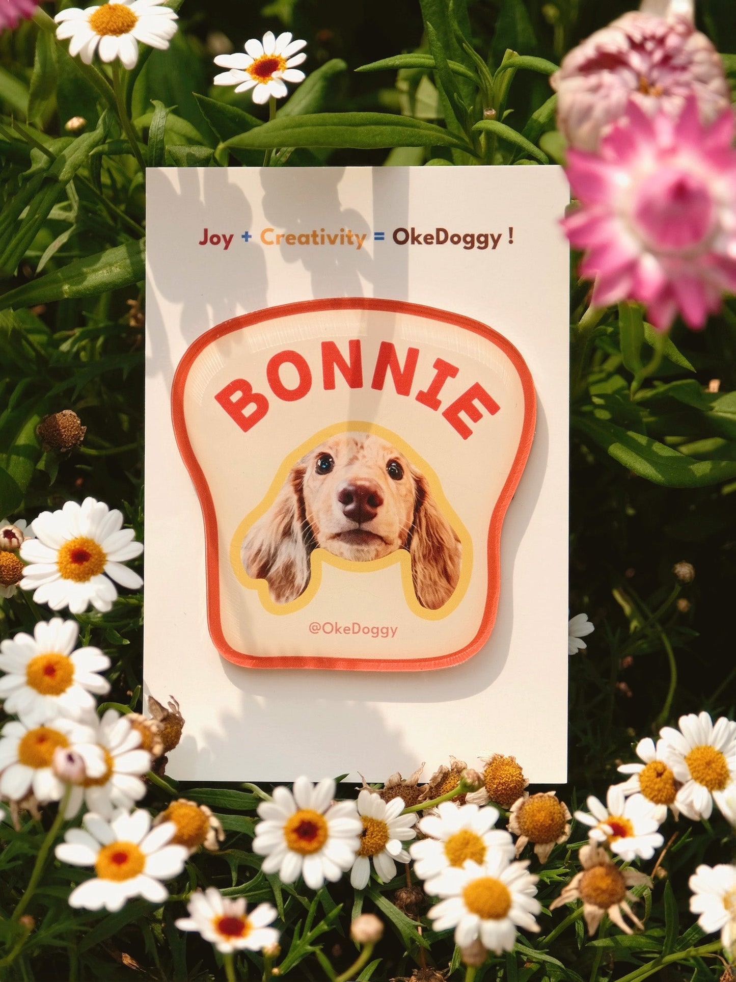 Custom Pet Portrait Fridge Magnet
