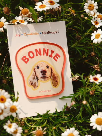 Custom Pet Portrait Fridge Magnet