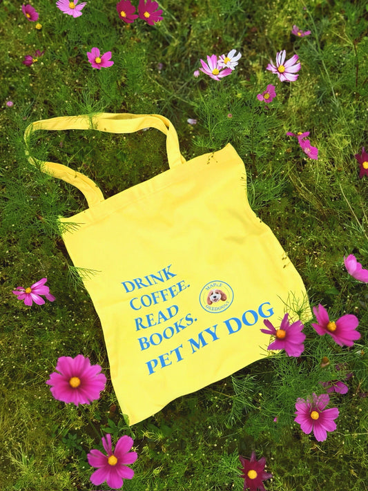 Custom Pet Portrait Mantra Tote Bag