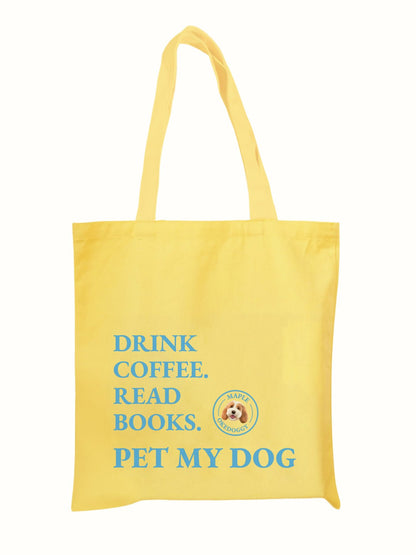 Custom Pet Portrait Mantra Tote Bag
