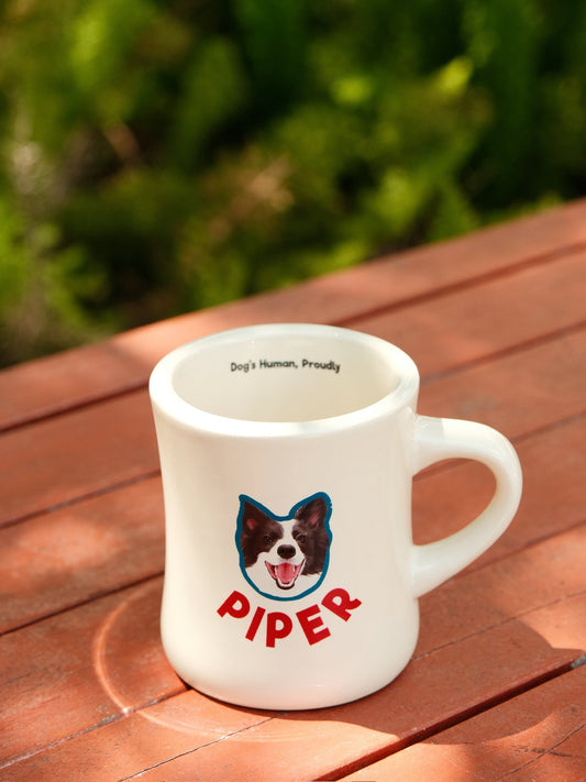 Custom Pet Portrait Mug – Dog Life, Best Life Edition