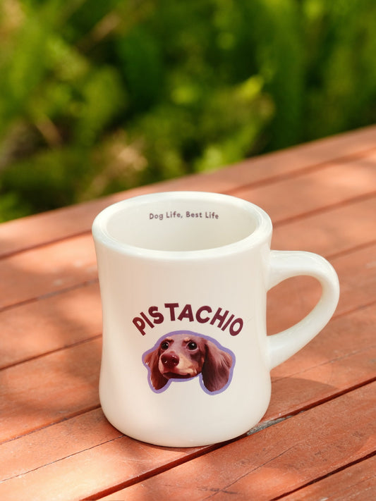 Custom Pet Portrait Mug – Dog Life, Best Life Edition