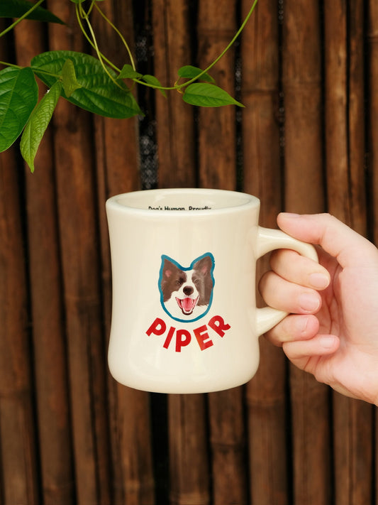 Custom Pet Portrait Mug – Dog Life, Best Life Edition