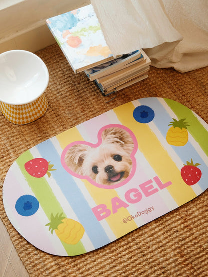 Custom Pet Portrait Non-slip Mat