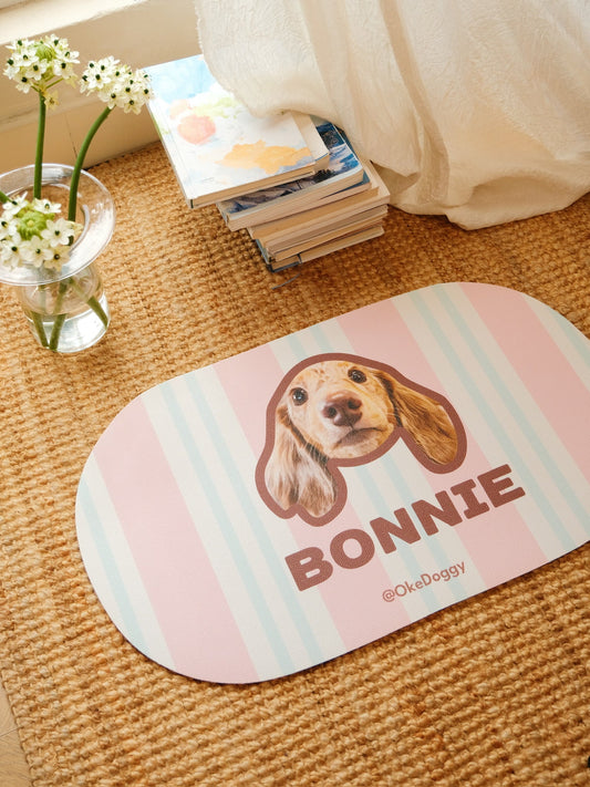 Custom Pet Portrait Non-slip Mat