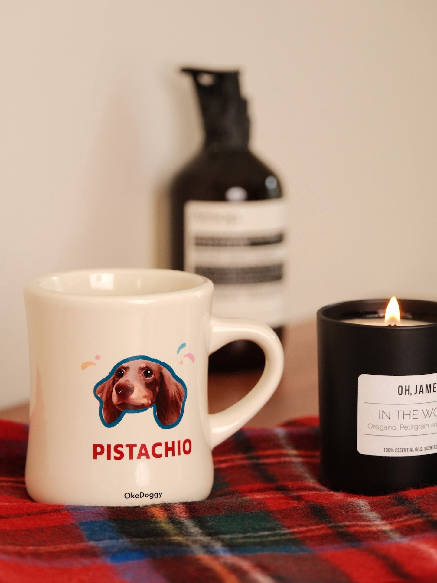 Birthday-Themed Custom Pet Potrait Mug