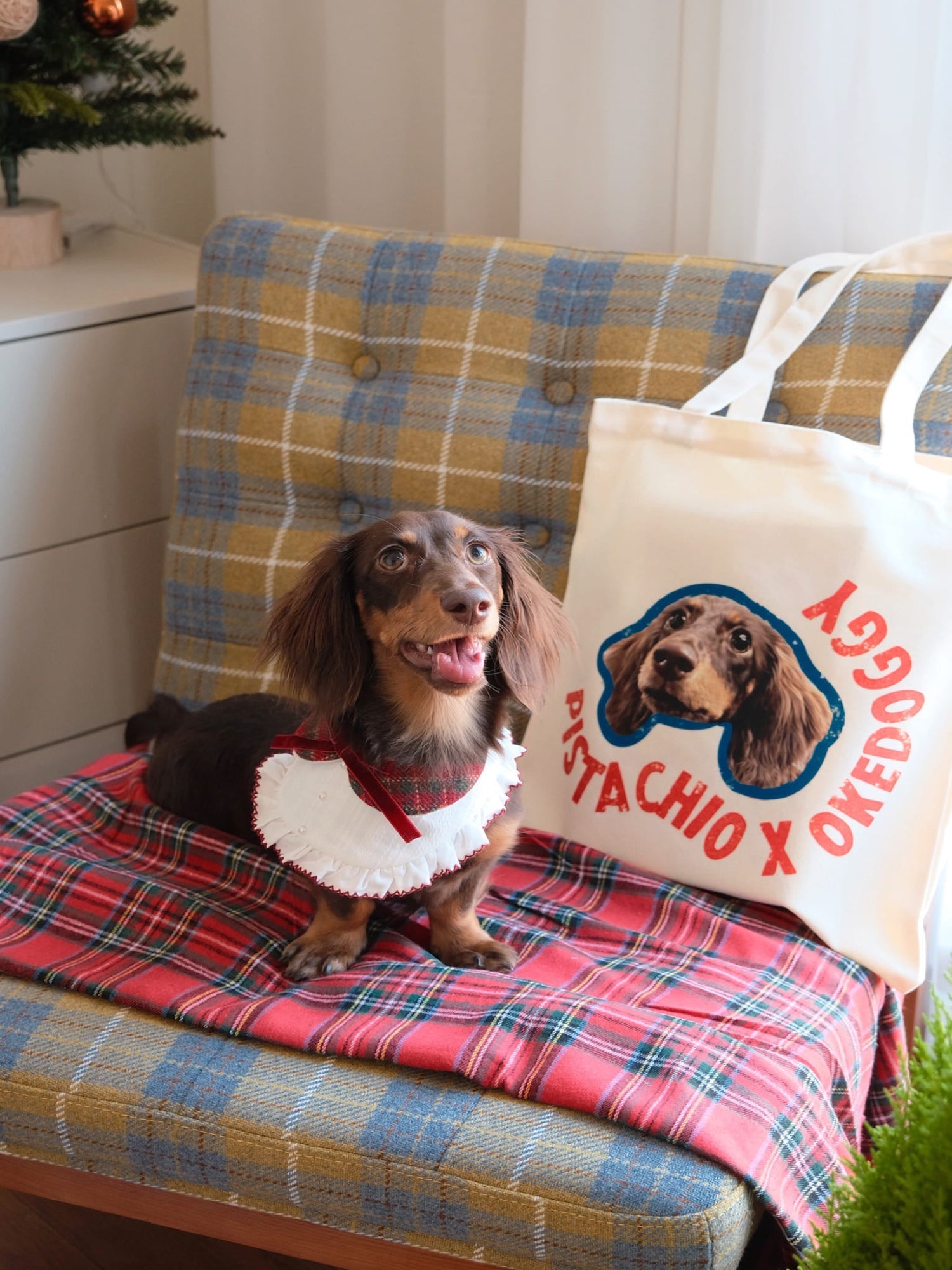 Custom Pet Potrait Canva Bag-Sunset Coast-35*40 cm