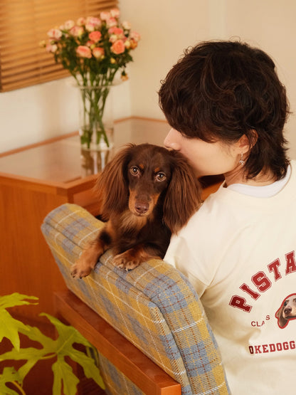Custom Pet Portrait Dog University T-shirt