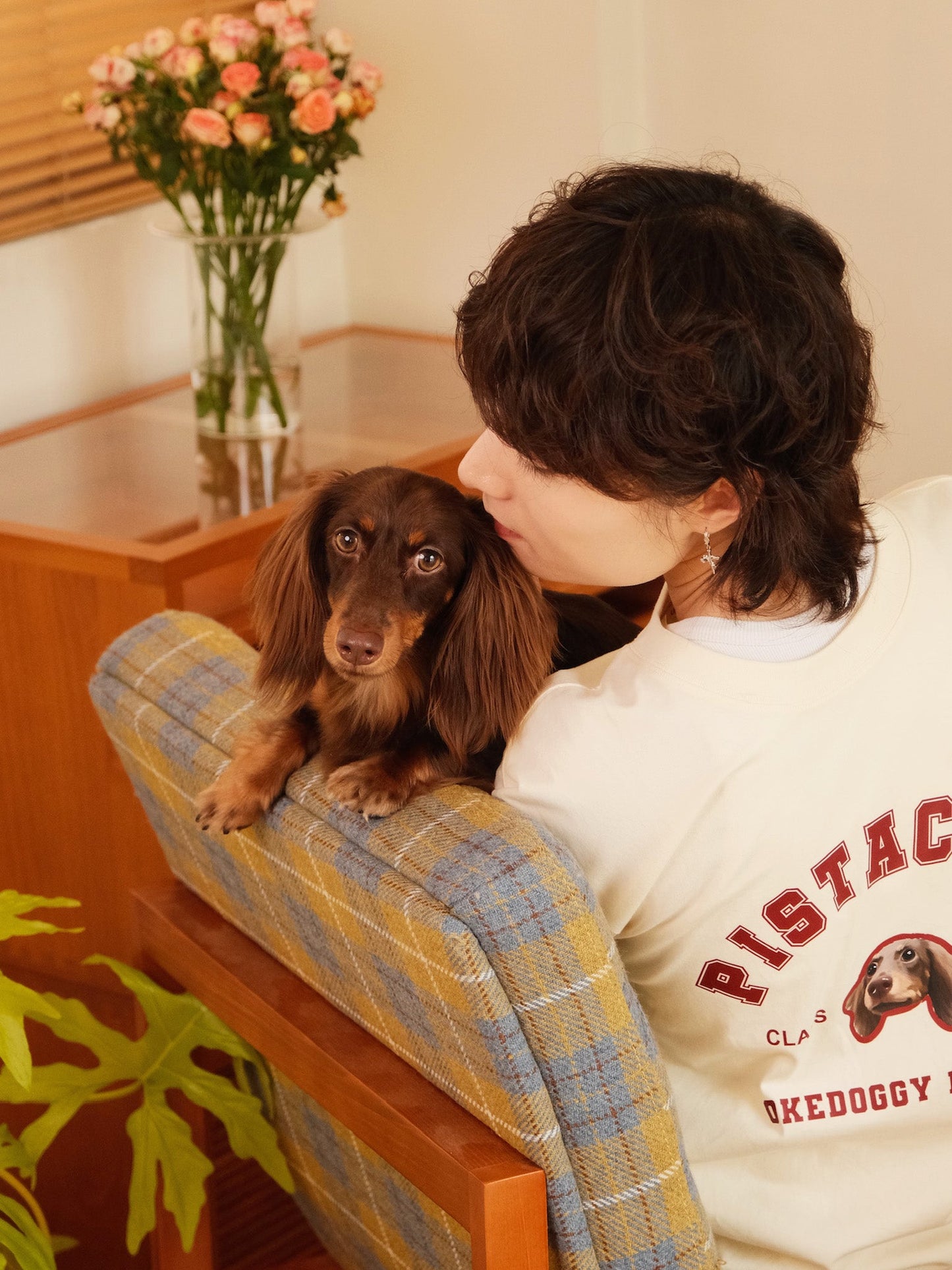 Custom Pet Portrait Dog University T-shirt