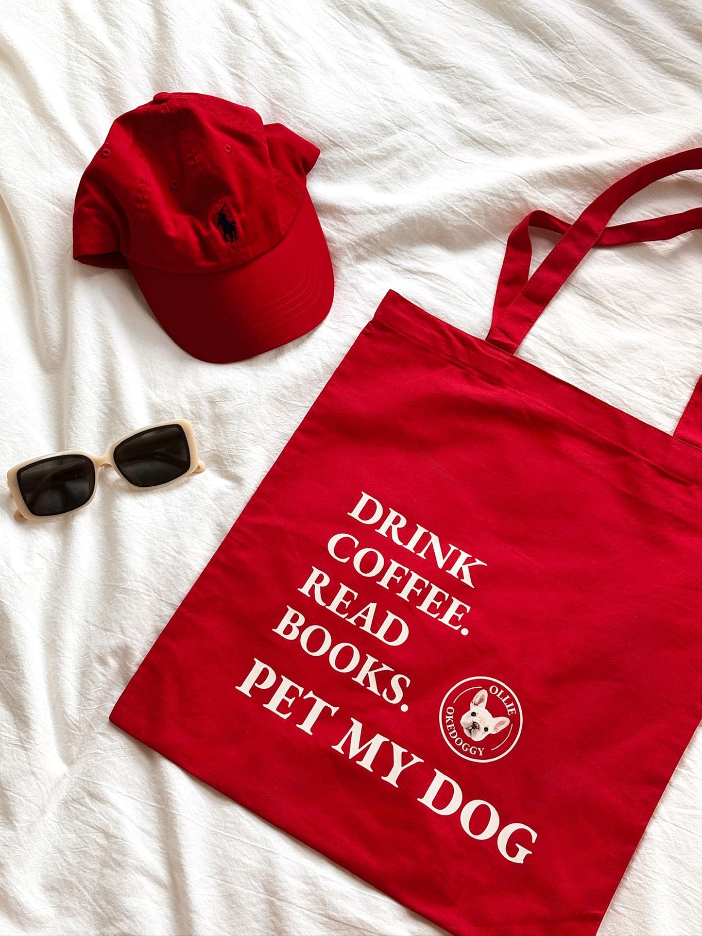 Custom Pet Portrait Mantra Tote Bag