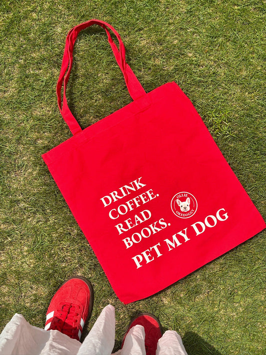 Custom Pet Portrait Mantra Tote Bag