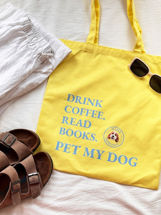 Custom Pet Portrait Mantra Tote Bag