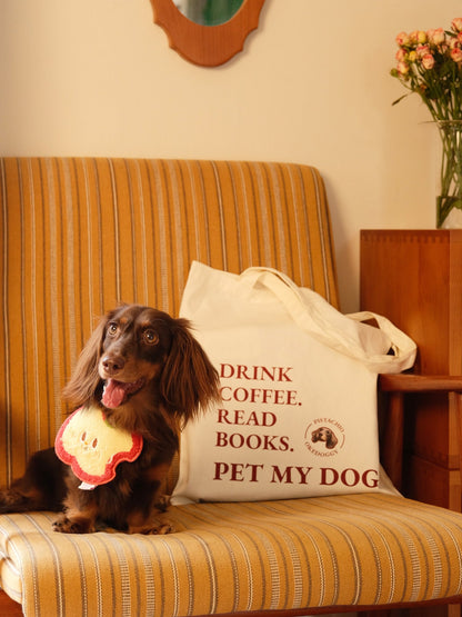 Custom Pet Portrait Mantra Tote Bag