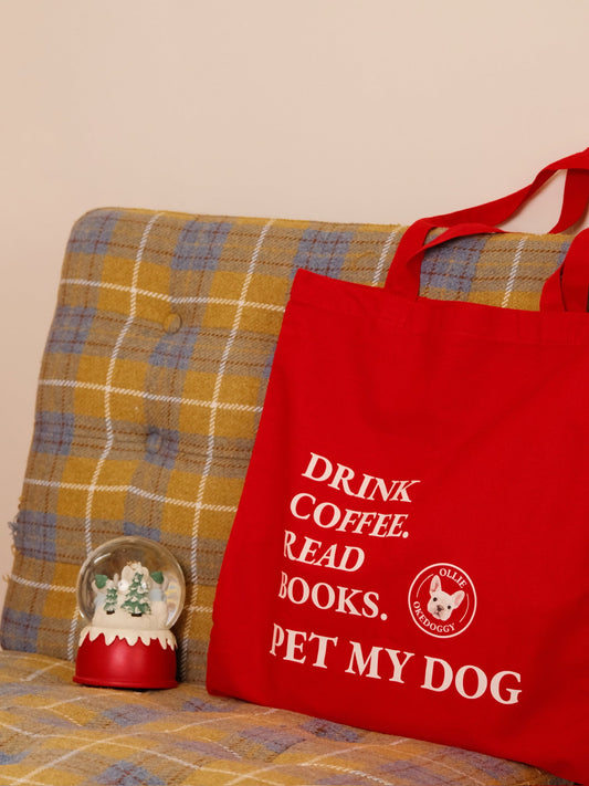 Custom Pet Portrait Mantra Tote Bag
