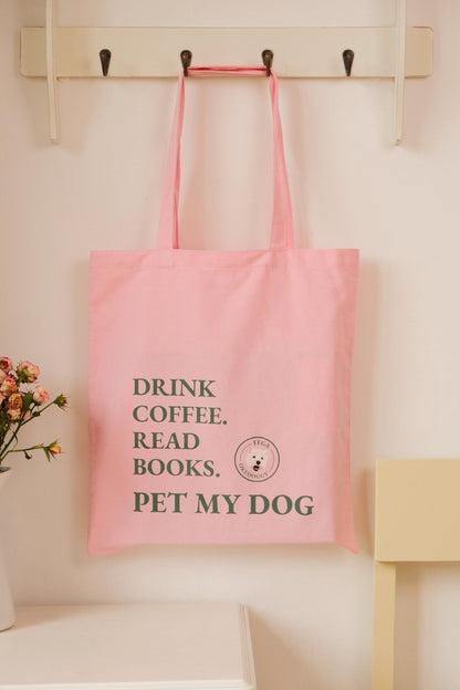 Custom Pet Portrait Mantra Tote Bag