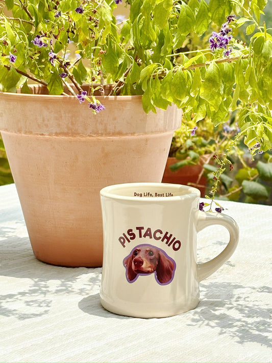 Custom Pet Portrait Mug – Dog Life, Best Life Edition