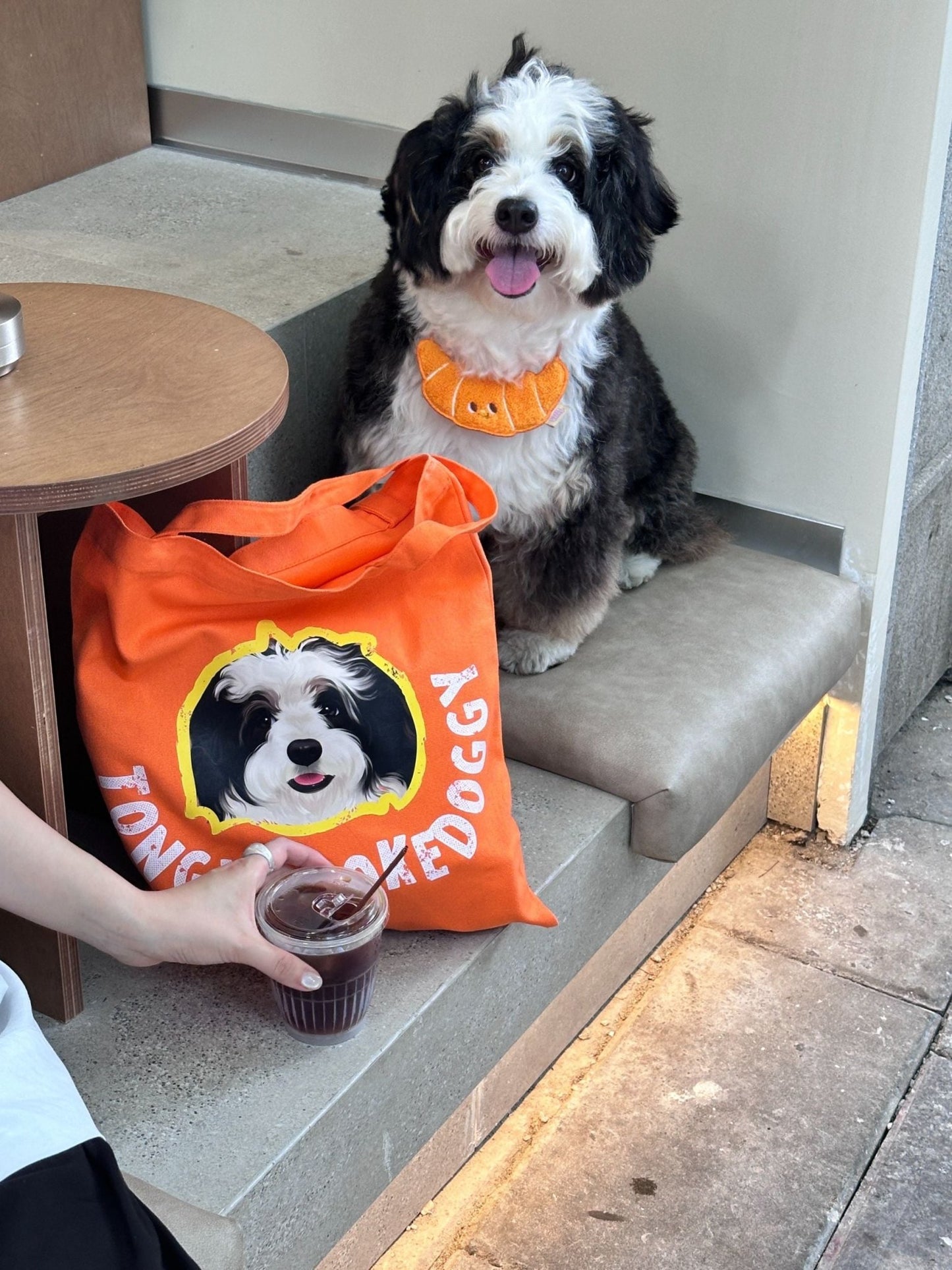 Custom Big Pet Portrait Tote Bag