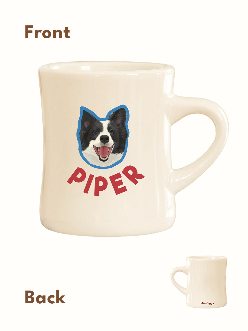 Custom Pet Portrait Mug – Dog Life, Best Life Edition